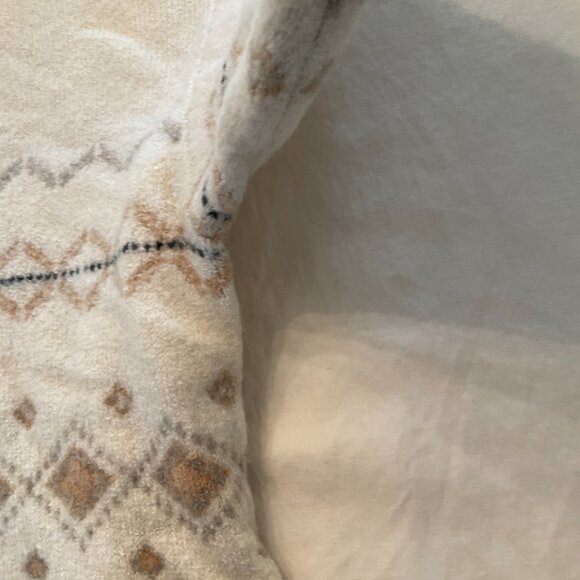 Talbots Women's Cozy Fair Isle Mockneck Sweater Size Small - Picture 6 of 12